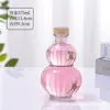 Criativo em estoque Garrafa Cabacinha Garrafa de Vinho Ameixa Verde Bebida de Chá Celebridade da Internet Transparente Garrafa de Vinho de Frutas Selada com Tampa