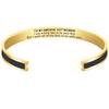 Pulseira Joia Transfronteiriça, Pulseiras Simples de Aço Inoxidável Abertas, Joias de Mão Coloridas Personalizáveis com Gravação, Acessórios Yiwu