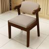 Silla de comedor de madera maciza, silla de computadora sencilla para el hogar, cómoda silla de estudio para estudiantes, silla de escritorio, taburete de dormitorio, silla con respaldo