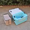 À Venda Direta em Estoque Suporte Quadrado Inflável para 6 Copos com Bolsa Térmica, Balde de Água Inflável para Exterior com Tampa, Bar de Gelo para Bebidas
