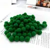 Bolas de Pelo Elásticas Altas, Bolas de Felpa Coloridas, Bolas de Pelo de Poliéster, Pequeñas Bolas de Pelo DIY, Juguetes para Niños, Accesorios para Zapatos y Sombreros