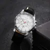 Reloj de hombre falso con calendario de tres ojos venta al por mayor de fábrica reloj deportivo SOKI para hombre reloj de cuarzo calendario moderno