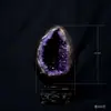 Cluster de Cristais de Geodo de Ametista Natural do Uruguai, Ornamento Luxuoso de Alta Gama Atrai-Riqueza, Ótimo para Grande Inauguração
