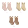 Calcetines de Piso para Bebé de Venta al por Menor Lindos de Dibujos Animados Sin Costuras No Aprietan las Piernas Niños Bebé de Interior Suela de Puntos Antideslizante Calcetines para Niños Pequeños
