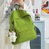 Mochila Simples Estilo Japonês para Mulheres 2026 Nova Bolsa Casual Estilo Ins de Duas Alças para Alunos do Ensino Fundamental II e Médio