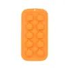 Molde de silicone 3D Halloween Amazon 10 cavidades formato abóbora molde diy assar bolo