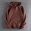 Moletom com capuz japonês moderno estilo vintage para homens, com patches, top retro americano simples, jaqueta com capuz casual folgada