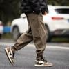 Pantalones de trabajo pesado estilo japonés retro para hombre, estilo coreano, de verano, holgados, combinables, informales, con puntera hasta la pierna, estilo Harlan