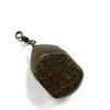 Pendente giratório quadrado para isca de pesca ao ar livre gancho de anel de aço inoxidável pingente de chumbo vara de pesca para arremesso acessórios de suprimentos de pesca
