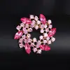 Broche de Acrílico da Moda para Mulheres, Alfinete Eletrodepositado em Liga, Broche Acessório de Roupa