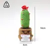 Muñeca de Lana Tejida en Maceta Suculenta de Energía Positiva Muñeca de Girasol en Maceta Tejida a Mano Caliente de Moda Transfronteriza