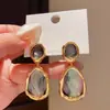 Pendientes de plata para mujer, estilo coreano, con explosiones en vivo, de alta gama y de lujo.