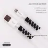 Cabo de dados espiral capa protetora de silicone adequada para celular Apple Android cabo de carregamento comum anti-fratura Enrolador