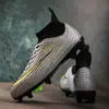 Zapatos Profesionales de Fútbol Transfronterizos, Zapatos de Fútbol Modelo Nuevo para Hombre, Tacos de Caña Alta para Jóvenes y Estudiantes, Zapatos Deportivos de Entrenamiento con Tacos Largos para Mujer
