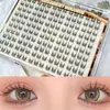 Pestañas Postizas Transfronterizas de Gran Volumen, Estilo Elfo Ojos de Gato, Look Mestizo Ligero, Expresión Facial Intensa, Distintivas y Esponjosas, Pestañas Postizas sin Pegamento