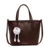 Bolso Tote de Cubo Retro Moderno de Gran Capacidad con Bloques de Color 2025 Nuevo Bolso de Moda Bandolera de Hombro Único