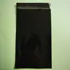 Saco adesivo de PE saco de embalagem em estoque adesivo preto de PE saco plástico autoadesivo preto saco de selagem