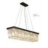Lustre de Cristal para Restaurante Transfronteiriço, Mesa Retangular para Bar, Mesa de Jantar, Uso Doméstico, Design Original da Fábrica de Iluminação de Zhongshan