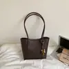 Bolsa de axila de gran capacidad para mujer, bolso tote con patrón tejido nuevo para el verano 2026, bolso cesta simple de un solo hombro
