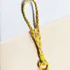 Lanyards Tejidos Coloridos para Teléfono Móvil, Llaveros Estilo Étnico, Accesorios de Joyería Bohemia Estilo Pareja Al Por Mayor