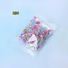Fatia de argila macia animal fruta flor adesivo de unha fino preenchimento comida e acessórios de brincar diy simulação atacado