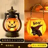Decoraciones de Halloween Linterna de Calabaza Pequeños Regalos para Niños Velas Luminosas Adornos DIY Atrezzo para Escena de Ambiente