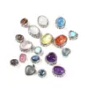 Cristal Natural Água-Marinha Forma Oval Liga Caixa Mágica Acessórios para Joias DIY Pulseira Produtos Semi-Acabados Atacado