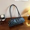 Bolsa feminina de luxo 2026 poá nova bolsa de ombro para o dia a dia, bolsa de mão de ombro com design de nicho, elegante e simples
