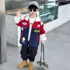 Chaqueta de Primavera para Niños con Capucha, Cortavientos, Cálida, Que No Se Desvanece, Chaqueta Ultraman Luminosa, Nueva Cortavientos Estilo Dibujos Animados para Primavera y Otoño