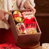 Caja de Regalo de Año Nuevo 2026 Caja de Regalo de Alto Nivel para el Festival de Primavera Caja Vacía Roja Neutra Caja de Regalo de Snacks de Alto Nivel para el Año Nuevo