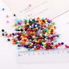 Cuentas de Arroz de Vidrio Sólido Coloridas Asimétricas de 5 mm para Pulsera Collar Hecho a Mano DIY Accesorios de Material para Joyería