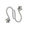 YB elegante 36121 directo de fábrica plata s925 flor gancho para la oreja estilo coreano simple elegante aretes para mujer