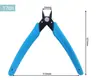 Suministro Directo de Fábrica 170 Pinzas Acero de Alto Carbono Modelo Gundam Pinzas de Boca de Agua Pinzas Digitales Pinzas de Grado Industrial Pinzas de Corte Diagonal 5 pulgadas