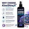 Sellador de Pintura Diamante KineShineX 100ML, Fijación de Diamantes de Cristal para Posavasos, Brillo, Anti-Pérdida de Diamantes, Protección Transparente