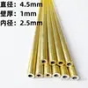 Diámetro 1 2 3 4 40 50 mm tubo redondo pequeño de latón capilar hueco de pared delgada h62/h65 tubo de latón protección ambiental