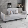 Sofá cama de tela para apartamentos pequeños, modelo moderno para salas de estar, propiedades de alquiler, apartamentos y tiendas de ropa, plegable simple de doble uso para una o dos personas