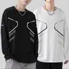 Camiseta de manga larga nueva para hombre de primavera y otoño 2026, simple y casual, top básico versátil