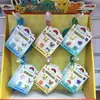 Colgantes de borrador lindos de Pokémon, mascotas lindas de Poké Bola, mini borrador de rana Pikachu, regalo al por mayor