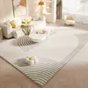 Alfombra de Viento Silencioso Sala de Estar Absorbente de Agua Antideslizante Alfombra Completa Resistente a la Suciedad del Hogar Resistente al Desgaste Fácil de Cuidar Alfombra de Terciopelo de Cristal