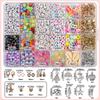 Suministro Transfronterizo de Pulseras, Collares, Cuentas de Letras de Cerámica Blanda, Materiales, Accesorios para Joyería DIY, Cuentas, Cuentas Sueltas Hechas a Mano