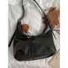Bolsa Retrô Estilo Wasteland de Axila para Mulheres, Outono e Inverno 2026 Nova Moda Tendência Bolsa Tote Coreana, Bolsa Transversal de Grande Capacidade