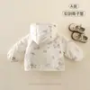 Roupas de Algodão Acolchoadas Espessas Novas Outono/Inverno para Bebês Crianças Pequenas Meninas Crianças Pequenas Outono/Inverno Roupas de Fora com Capuz Meninas Bebês Tendência