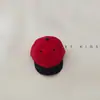Gorra de Béisbol de Ala Corta para Bebé, Sombrero de Sol Estampado de Bloques de Color de Secado Rápido de Verano para Bebés y Niños Pequeños