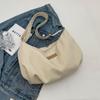 Bolsa de Tela de Nylon para Mujer, Gran Capacidad, Nuevo Modelo 2026, Diseño de Nicho, Sensación de Alta Gama, Bolso Cruzado, Bolso de Bollo Plegado de Verano
