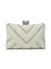 Bolso de noche cruzado nuevo, fresco, lindo, con incrustaciones de diamantes y perlas de imitación, bolso de mano para novia, fiesta de bodas, cadena desmontable