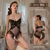 Vestido Sexy de Encaje con Escote en V Profundo Estilo Palacio Feimu, con Cordones, Halter, que Ceñe la Cintura Lencería para Adultos
