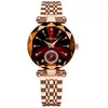 Reloj de moda de TikTok Corazón de océano cuarzo Reloj de mujer cristal de superficie de diamante correa de acero sólido impermeable transfronterizo Reloj de mujer