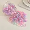 Elásticos de Borracha Pretos Descartáveis para Mulheres Prenderem o Cabelo, Cordas de Cabelo Altamente Elásticas Que Não Danificam o Cabelo, Elásticos de Cabelo para Crianças, Acessórios de Cabelo para Tranças