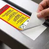 Etiqueta de Peligro de Alto Voltaje UL969, Señal de Advertencia de Descarga Eléctrica, Etiqueta de Advertencia Duradera para Andamios, Impreso por Fábrica de Origen