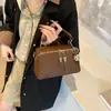 Bolso de Mano con Textura de Moda para Comercio Exterior Transfronterizo para Mujer 2026 Nuevo Estilo Bolso Boston Simple de Hombro Cruzado Bolso Cuadrado Pequeño